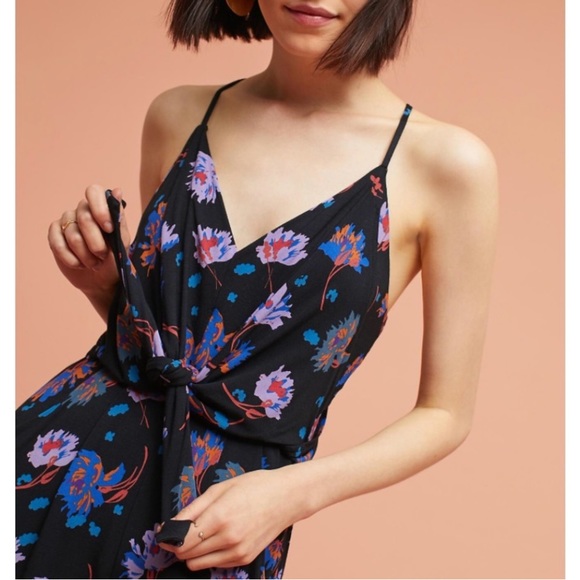 Anthro Moulinette Soeurs Willa Floral Jumpsuit Sz XL - Picture 2 of 7